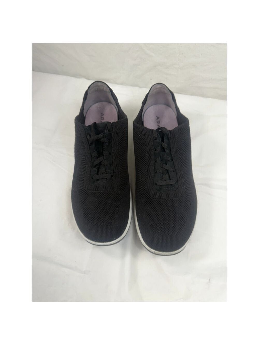 Aravon PYPER Black Knit Neutral Stability Sneakers Sz 9 D - Picture 10 of 15
